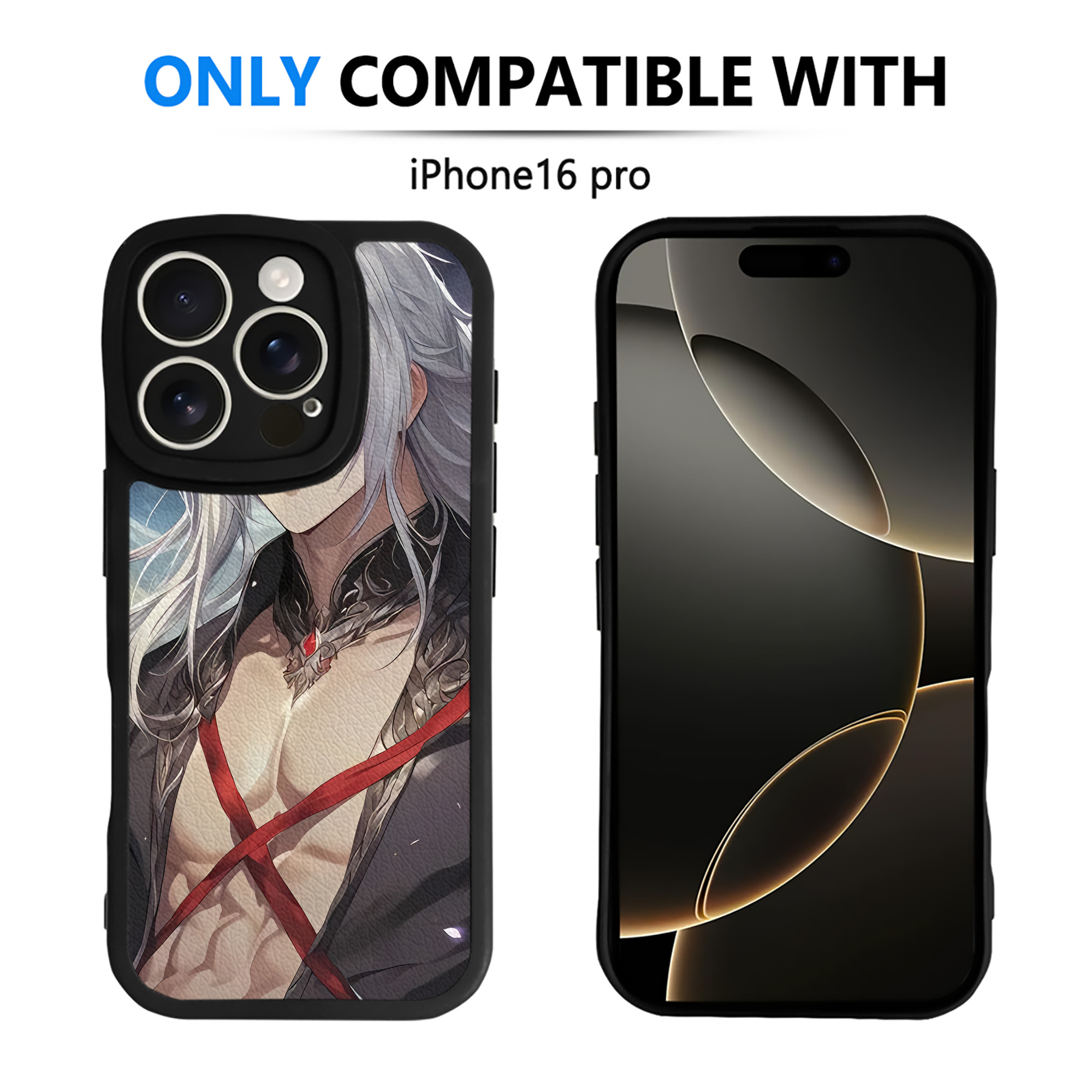 （画像用） 刀剣乱舞 Touken Ranbu 【iPhone 16シリーズ対応】シリコンスマホケース（レザー調） 材質：シリコン